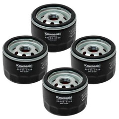 4PK Genuine OEM Kawasaki 49065-0736 Oil Filters 4906-50721 49065-7007