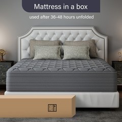 12″ 14″ Mattress Gel Memory Foam Hybrid Spring Twin Full Queen King Bed in a Box