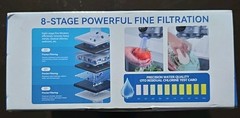 AQUVUVIR Faucet Filter Silver Faucet Mount for Aqua Optima Evolve, 1 Pack