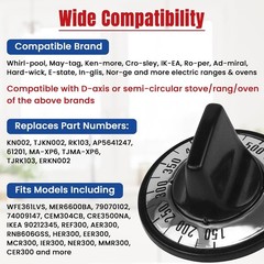Universal Stove Knob Compatible With Electric Gas Stove Replacement Range Kit
