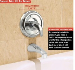 Danco Tub/Shower Trim Kit for Delta Chrome Finish Single Handle Open Box Unused