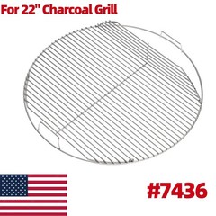 Weber 22″ Hinged Grill Grate 7436 Replacement 21.5″ Cooking Grate