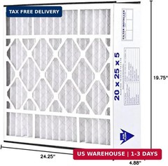 AIRx Filters 20x25x5 MERV 8 HVAC AC Furnace Air Filter Compatible Replacement fo