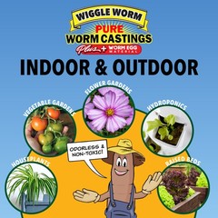 WIGGLE WORM Plus Worm Egg Material Soil Fertilizer For Gardening/Planting, 40 lb