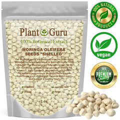 250 Moringa Oleifera Seeds Kernel 2 oz. SHELLED Fresh Organic Semilla De Moringa