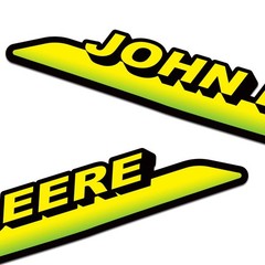 New Replacement Decal Set for John Deere 345 Lawn Tractor Hood Vinyl Sticker Kit