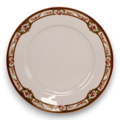 Théodore Haviland The Belfort Salad Plate Pink Roses Vintage 1910 France
