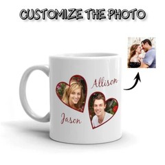 Personalized mug with text photo name logo personalized gift funny coffee mug 23