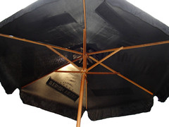 MODELO BEER 6 PANEL BAR PATIO MARKET SUN SHADE UMBRELLA VALANCE BLACK CANVAS NEW