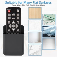3 Pack Remote Control Holder Wall Mount, 2Pcs Small Remote Holder and 3 Slot