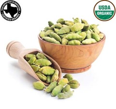 Organic Jumbo Green Cardamom Pods – Whole Elaichi Spices for Cooking and Baking
