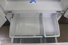 GE GFE26JGMWW 36″ White 25.6 Cu. Ft. French Door Refrigerator NOB #155405