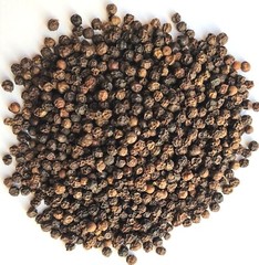 PEPPER PEPPERCORNS BLACK WHOLE INDIA 1 OZ – 2 LB RESEALABLE BAG