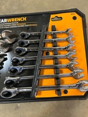 Sae/Metric 72-Tooth Reversible Combination Ratcheting Wrench Tool Set (14-Piece)