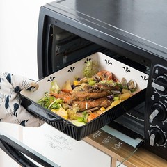 Baking Dishes Bakeware Set Ceramic Casserole Dish Rectangular Shape Oven safe