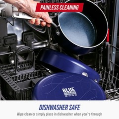Blue Diamond 11 Piece Cookware Set, Diamond Infused PFAS & PFOA-Free Ceramic …