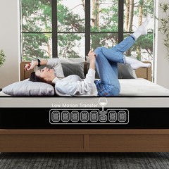 12/14 Inch Mattress Hybrid Memory Foam Bed in A Box, Twin Full Queen King Size