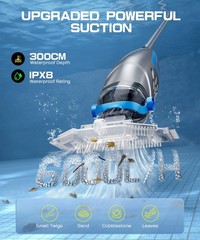 UIRWAY V3 Pool Vacuum for Above Ground Pools Upgraded 26.5 GPM High Powerful