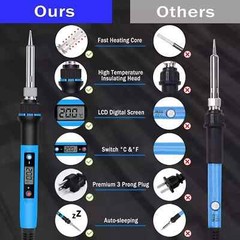 New Electric Soldering Iron Welding Gun Tool Kit Solder Wire Desoldering Pump US