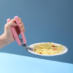Non-slip Hot Bowl Gripper Anti Scald Bowl Tongs Household Plate Clamp Pan Lot