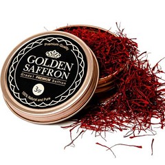 Golden Saffron, Finest Pure Premium All Red Saffron Threads, Grade A+