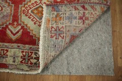 Tribal Geometric Red Rug 4×5 Hand-knotted Wool Traditional Vintage for Any Room