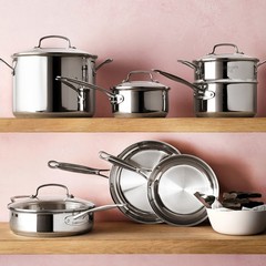 Cuisinart Chef’s Classic Stainless Steel 11-Piece Cookware Set