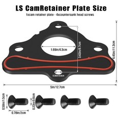 Camshaft Retainer Plate Kit Gasket and Bolt set fits GM Gen 3 4 5 LS