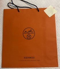 Authentic Large Hermes Shopping Bags (8 qty) 16.5” W x 18.5H ” x 6.75”D