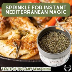 Taste of Tuscany Seasoning | Salt Free | Gourmet Spice Blend | Non GMO, All N…