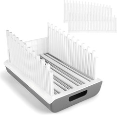 Bread Slicer Guide for Homemade Bread with 304 Stainless Steel Sheet and Storage