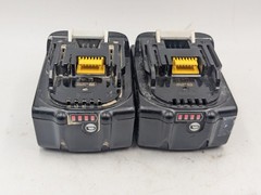 Makita 18v 5Ah BL1850B Genuine OEM Used Lithium Tool Battery, Tested, Lot Of 2