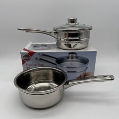 Norpro KRONA 1.5 Quart Stainless Steel Double Boiler Sauce Pan With Lid