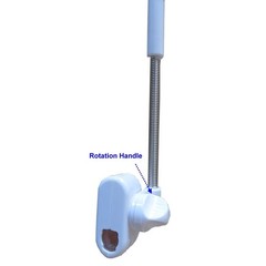 Blue Clip-on Umbrella for Beach Chair UV Resistant