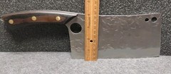 XYJ New 7.5 Inch Butcher Chef Slicing Nakiri High Carbon Steel VERY Sharp Knife