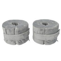 Grey 2pcs Foot Elevating Pillow Ankle Protector Foot Support Pillow Elevator WT