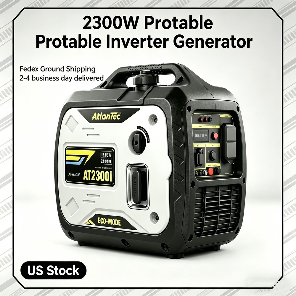 2300W Inverter Generator Gas Power Campe RV Home Backup Job site Construction