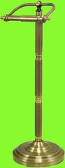 Kingston Brass CC2103 Georgian Pedestal Paper Holder, Antique Brass 21-1/2″