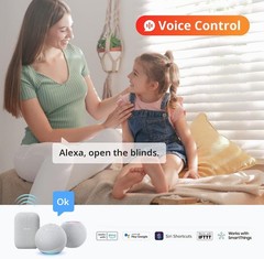 Smart Solar-Powered Blinds Room Kit – 2.4G WiFi Remote & Light Sensing Control