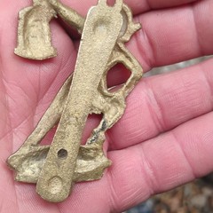 Vintage Retro Gold Brass Nutcracker Figurine Less Than 10in