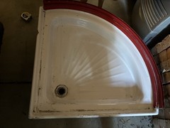 Porcher ( American Standard) Corner Shower 30” X 30” X 11” White Shower Bed