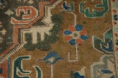 Vintage Geometric Traditional Area Rug 5×6 Hand-knotted Wool Carpet for Any Room