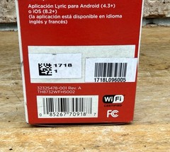 New in Box! Honeywell Lyric Round Wi-Fi Programmable Thermostat TH8732WFH5002