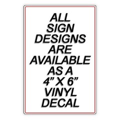 No parking anytime double arrows sign / decal snp003 / magnetic sign