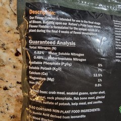Flower Finisher – Fertilizer for Final Stages of Flower Growth 2 lbs by GreenGro