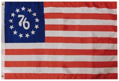 BETSY ROSS ’76 Flag 2X3 Feet 100% American Flag Brass Grommet USA SPIRIT OF 1776
