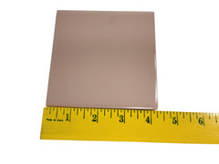 Pink Wild Rose Ceramic Tile 4.25 in Subway Square Color 243 Mid Century Modern