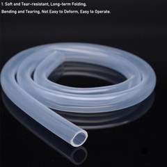 Food Grade Silicone Tube ID 2mm~38mm Hose Clear Soft Rubber High Temp Resistance