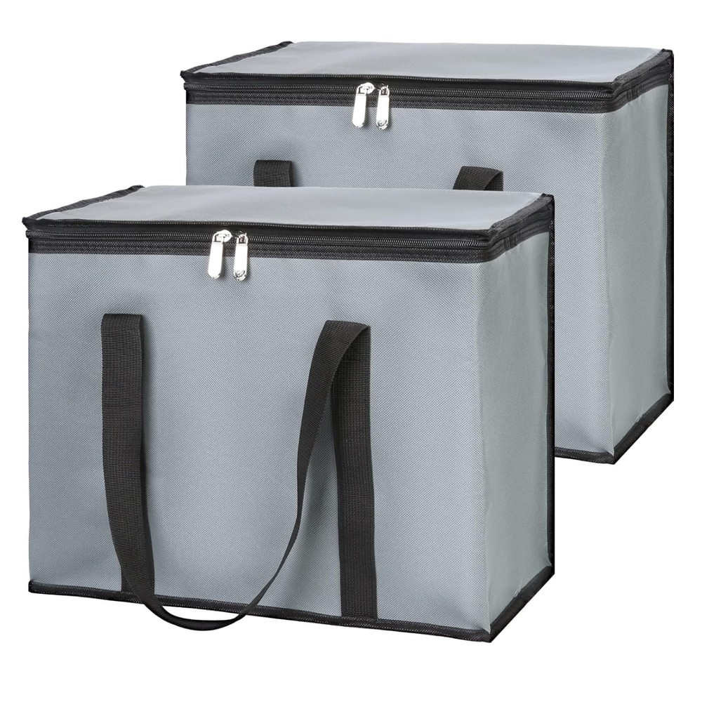 X-Large Insulated Grocery Bag – 30L Reusable Tote for Food Delivery & Shopping