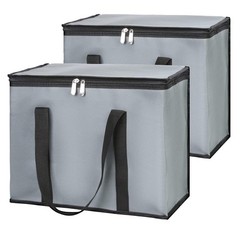 X-Large Insulated Grocery Bag – 30L Reusable Tote for Food Delivery & Shopping